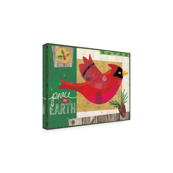 Holli Conger 'Cardinals 3' Canvas Art,35x47